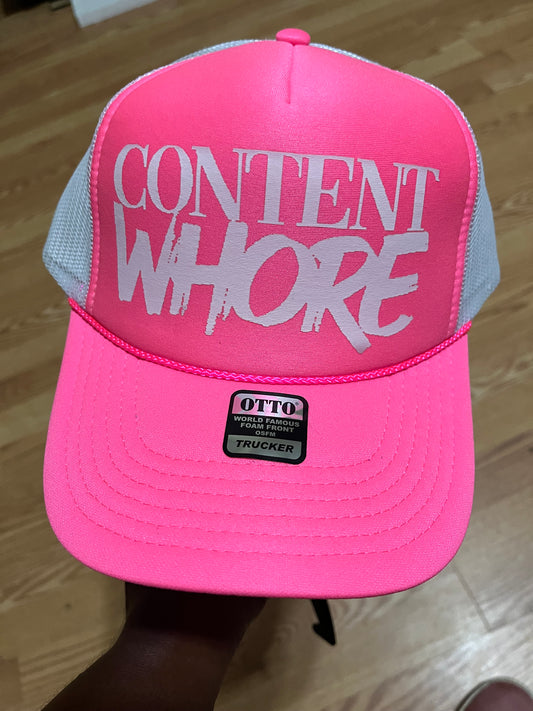 Content Whore Pink/Wht