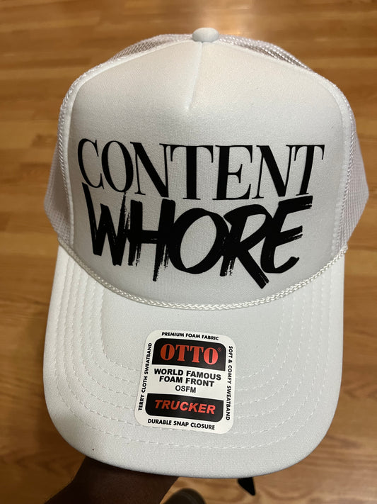 Content Whore White/Black