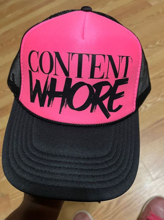 Content Whore Pink/Blk