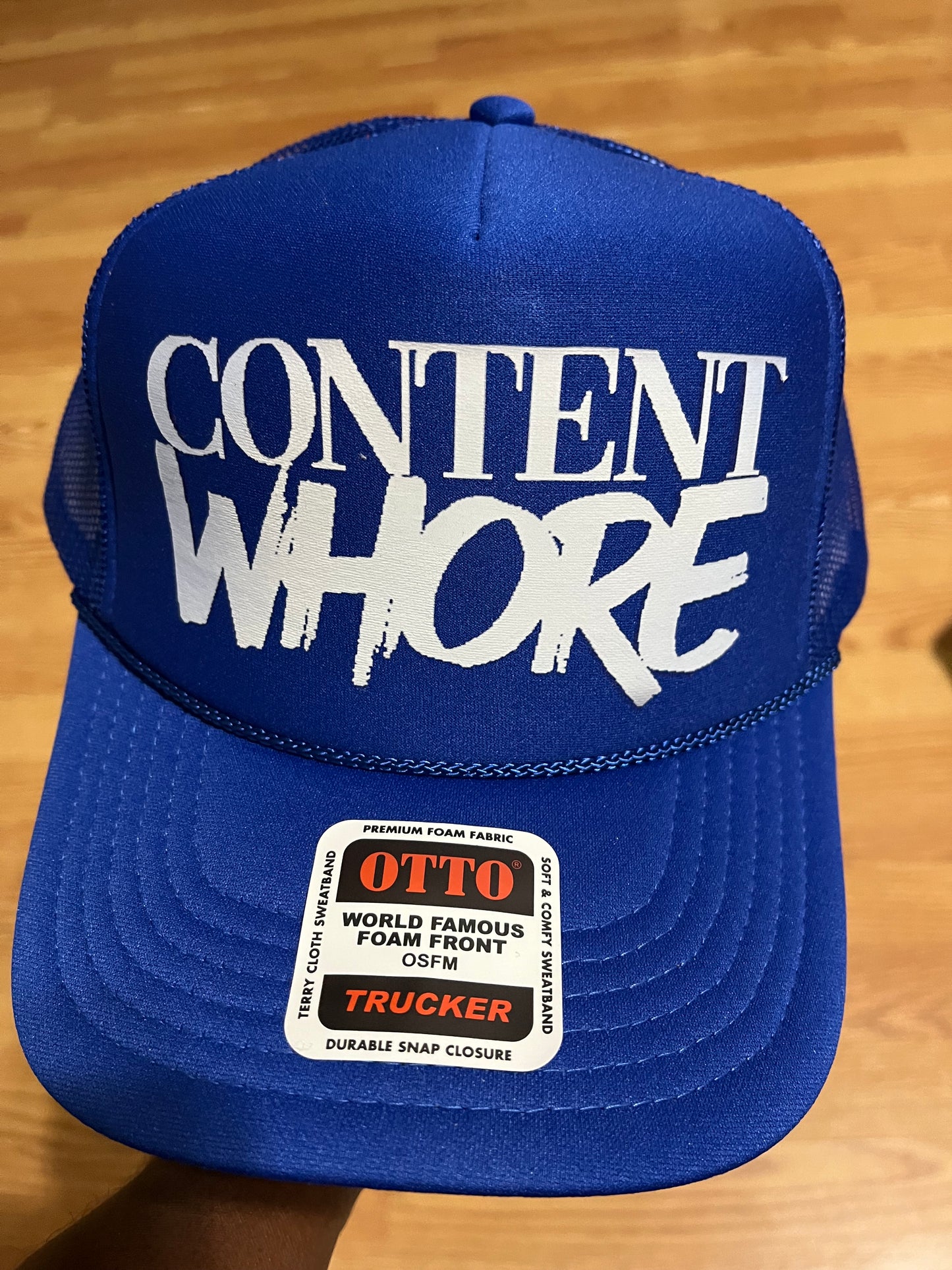 Content Whore Blue/White