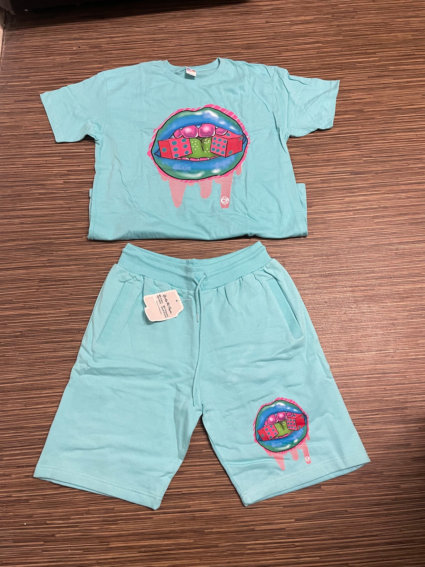 Teal Short Sets