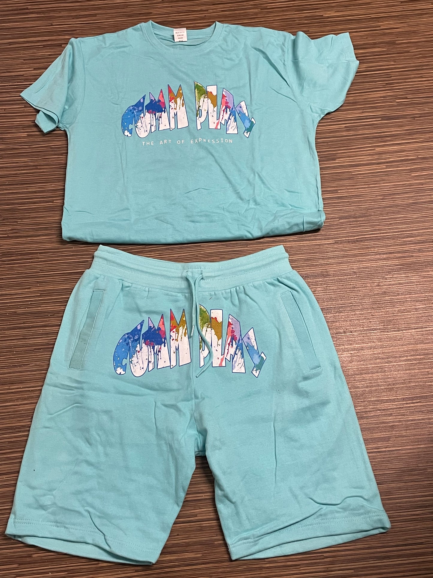 Teal Short Sets