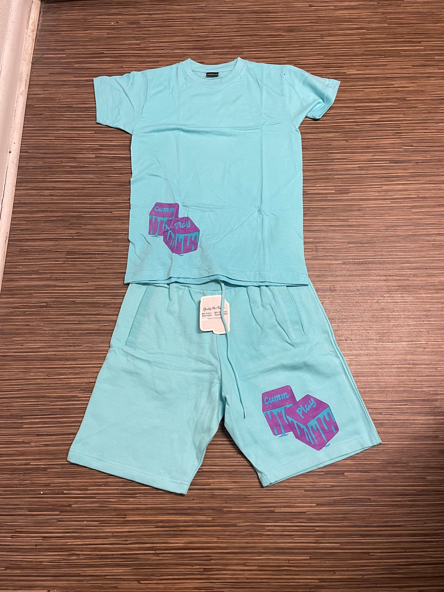 Teal Short Sets